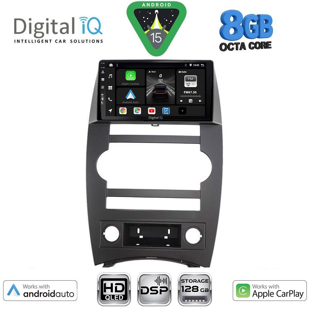 BXF7274_15 DIGITAL IQ BXF 18274_CPAA (9inc) MULTIMEDIA TABLET for JEEP COMMANDER mod. 2007-2009 - Image 1