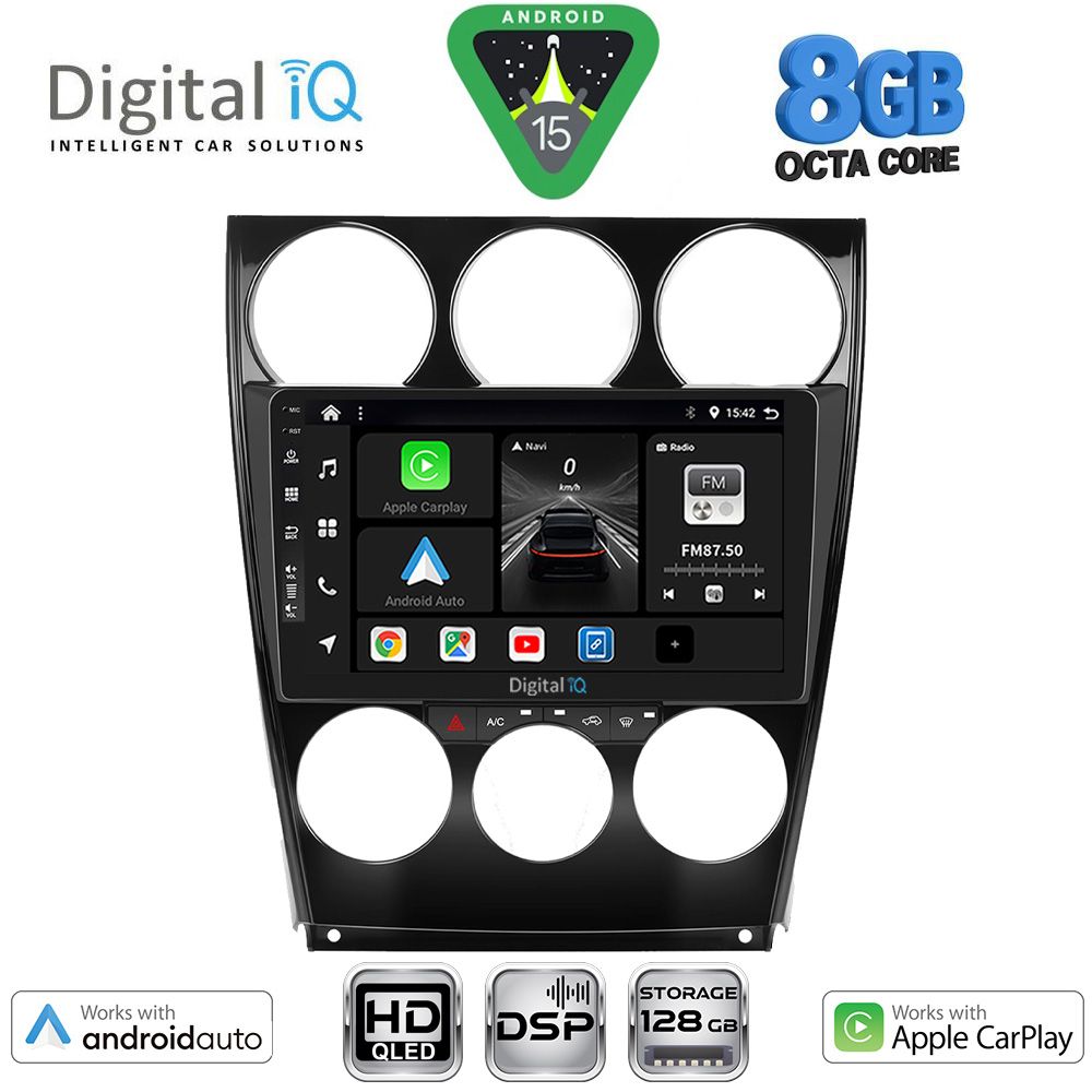 BXF7375_15_ DIGITAL IQ BXF 18375_CPAA (9inc) MULTIMEDIA TABLET for MAZDA 6 (FACELIFT) mod. 2005-2008 - Image 1