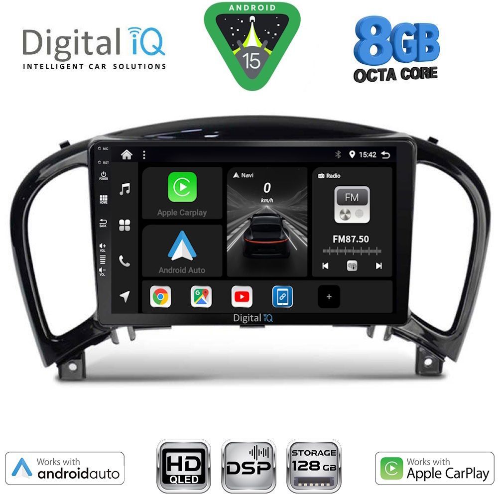 BXF7452_15 DIGITAL IQ BXF 18452_CPAA (9inc) MULTIMEDIA TABLET for NISSAN JUKE mod. 2009-2020 - Image 1