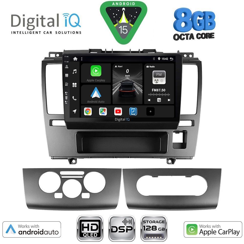 BXF7465_15 DIGITAL IQ BXF 7465_CPAA (9inc) MULTIMEDIA TABLET for NISSAN TIDA mod. 2004-2013 - Image 1