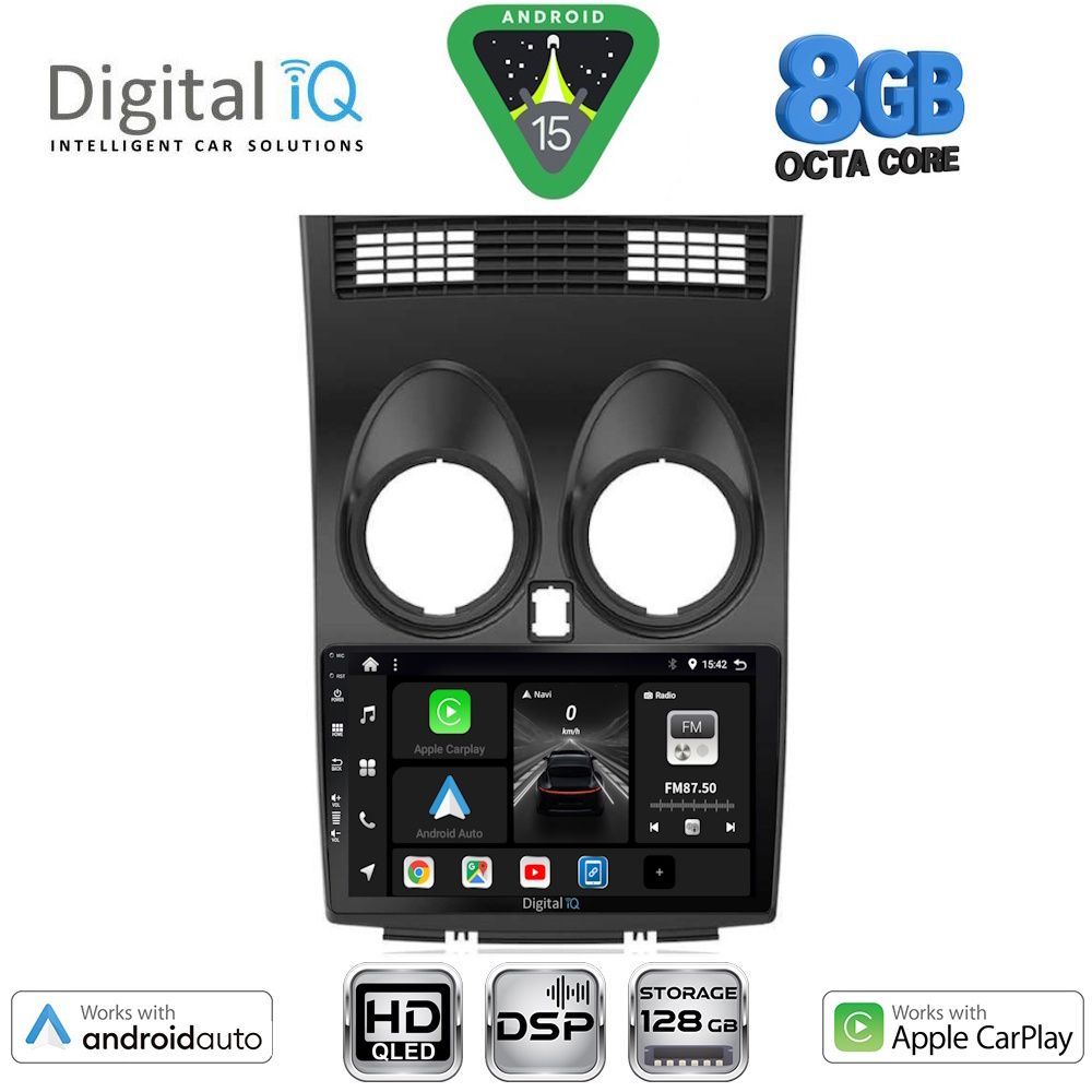BXF7466_15 DIGITAL IQ BXF 18466_CPAA (9inc) MULTIMEDIA TABLET for NISSAN QASHQAI mod. 2007-2014 - Image 1