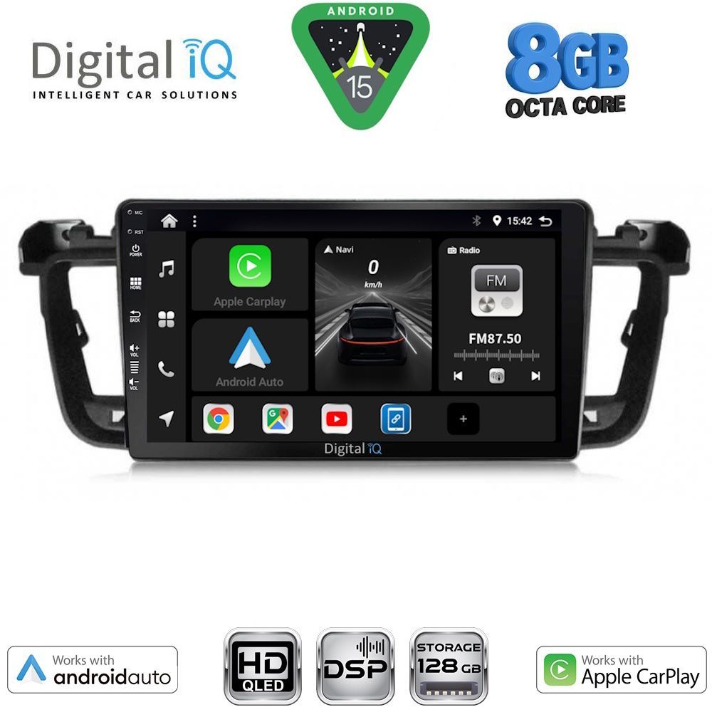 BXF7518_15 DIGITAL IQ BXF 18518_CPAA (9inc) MULTIMEDIA TABLET for PEUGEOT 508 mod. 2010-2016 - Image 1