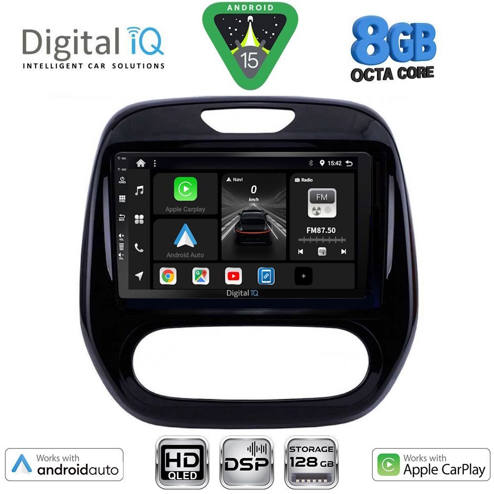 BXF7542AC_15 DIGITAL IQ BXF 7542_CPAA (9inc) MULTIMEDIA TABLET for RENAULT CAPTUR mod. 2013-2019 - Image 1