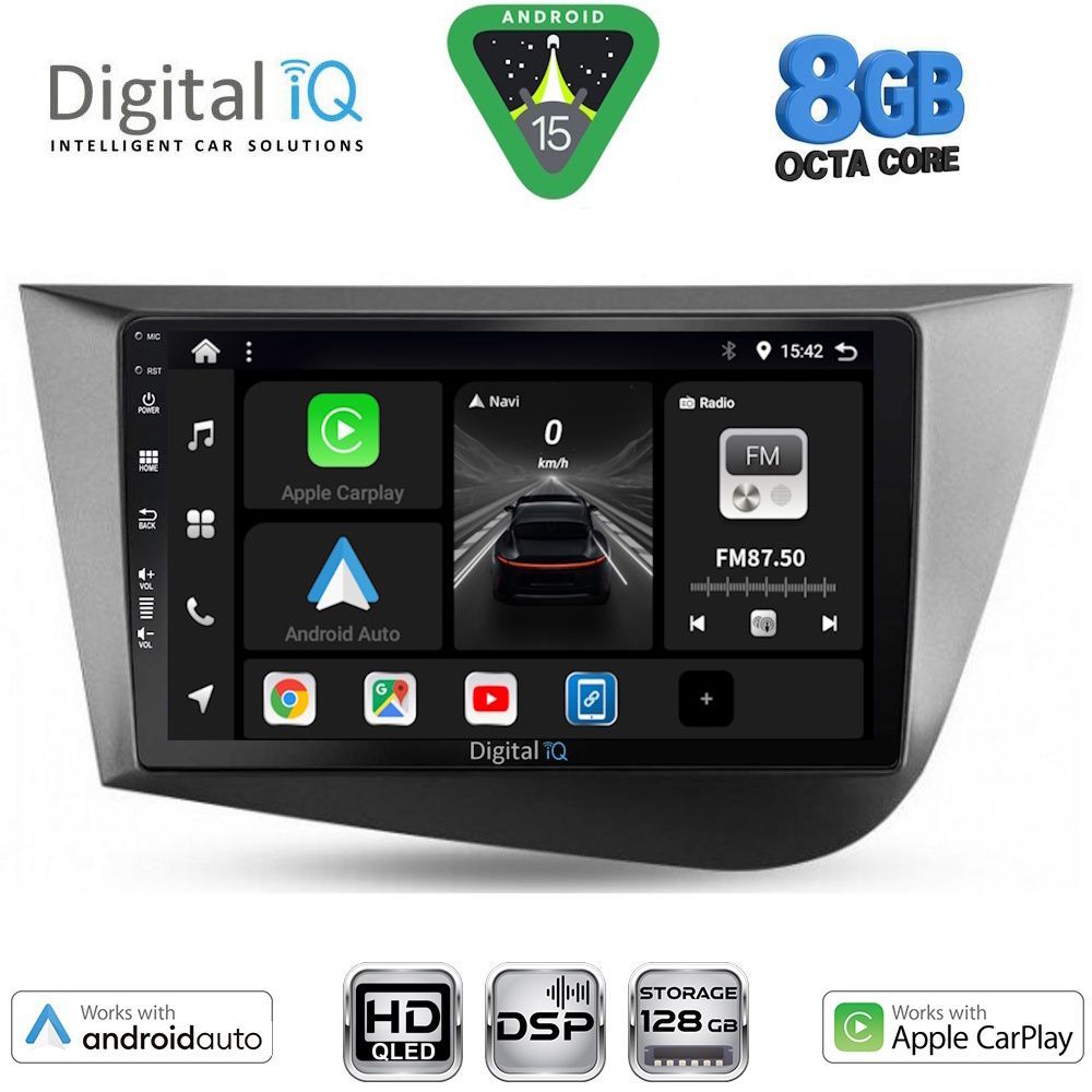 BXF7574_15 DIGITAL IQ BXF 18574_CPAA (9inc) MULTIMEDIA TABLET for SEAT LEON mod. 2005-2012 - Image 1