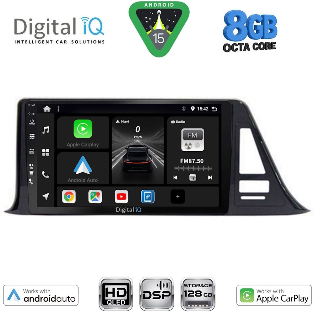 BXF7709_15 DIGITAL IQ BXF 18709_CPAA (9inc) MULTIMEDIA TABLET for TOYOTA CH-R mod. 2017-2023 - Image 1