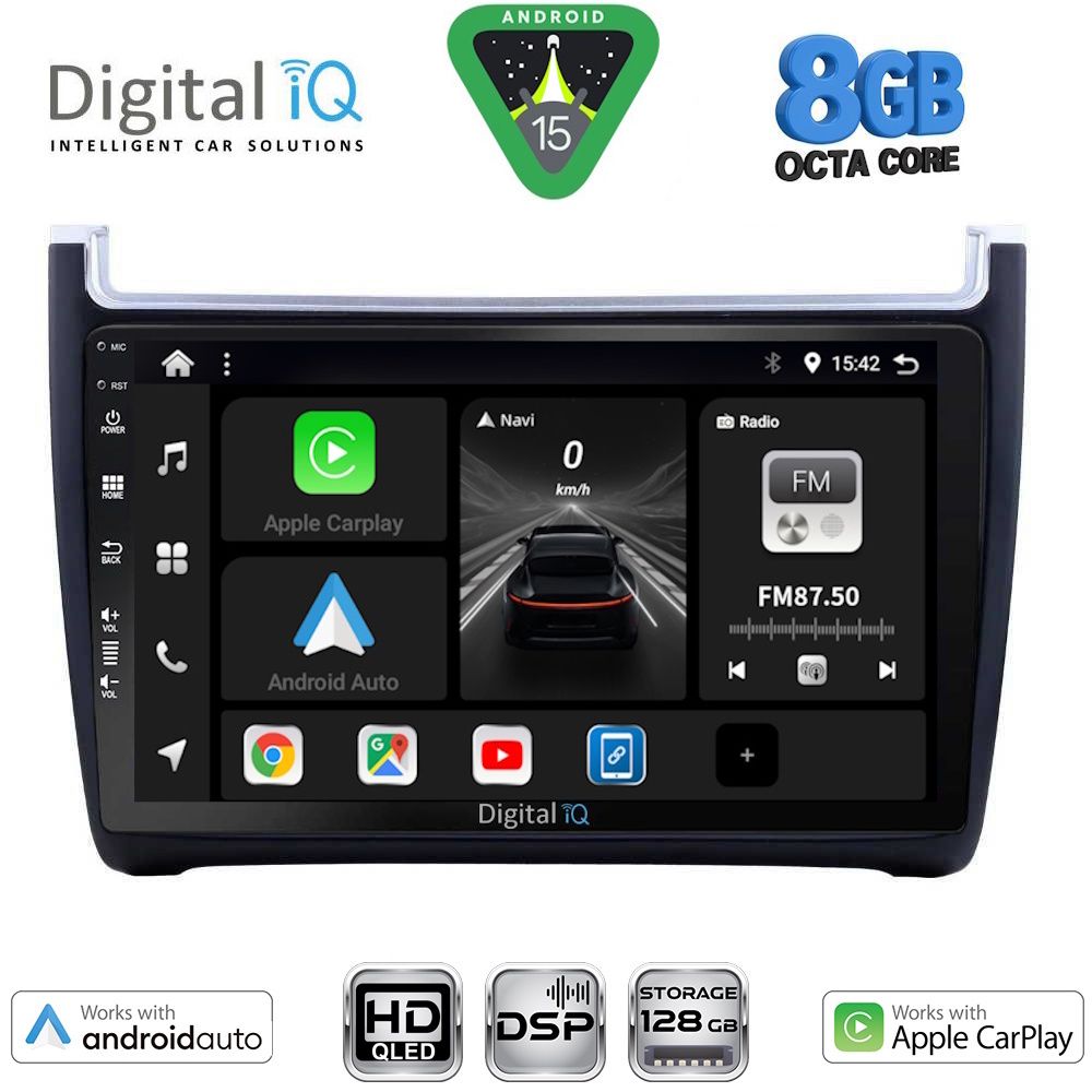 BXF7757_15 DIGITAL IQ BXF 7757_CPAA (9inc) MULTIMEDIA TABLET for VW POLO mod. 2014-2017 - Image 1