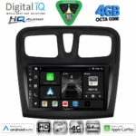 DIGITAL IQ BXK 19108SQ_CPAA (9inc) MULTIMEDIA TABLET for DACIA LOGAN – SANDERO mod. 2012-2019