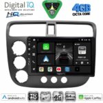 DIGITAL IQ BXK 19187_CPAA (9inc) MULTIMEDIA TABLET for HONDA CIVIC 4D mod. 2001-2006