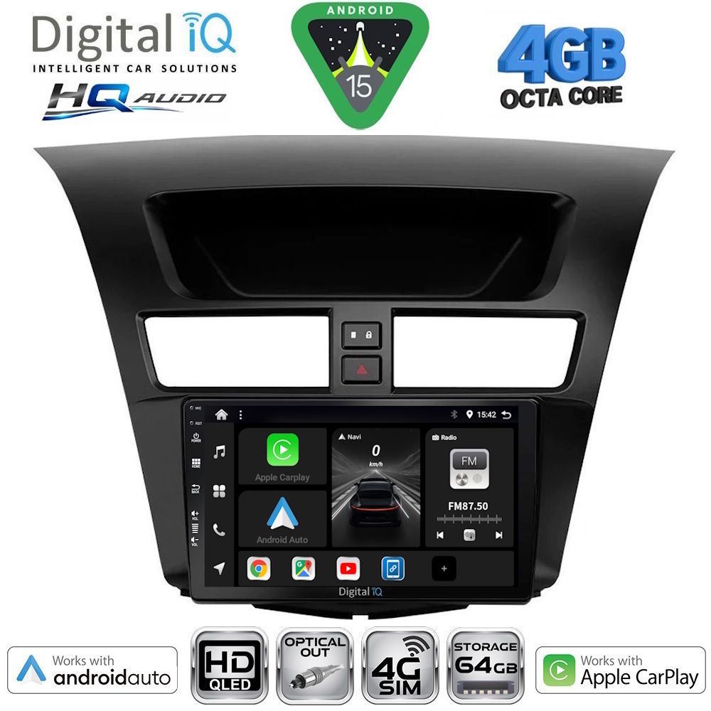 BXK19364-15 DIGITAL IQ BXK 19364_CPAA (9inc) MULTIMEDIA TABLET for MAZDA BT50 mod. 2012-2019 - Image 1