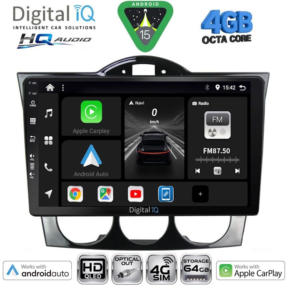 BXK19394-15 DIGITAL IQ BXK 19394_CPAA (9inc) MULTIMEDIA TABLET for MAZDA RX8 mod. 2001-2008 - Image 1