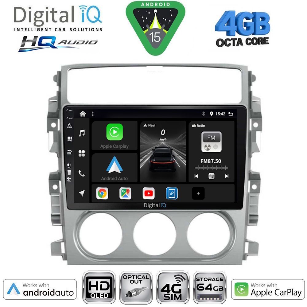 BXK19681-15 DIGITAL IQ BXK 19681_CPAA (9inc) MULTIMEDIA TABLET for SUZUKI LIANA mod. 2001-2007 - Image 1