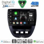 DIGITAL IQ BXK 19707_CPAA (10inc) MULTIMEDIA TABLET for CITROEN C1-PEUGEOT 107-TOYOTA AYGO mod. 2005-2014