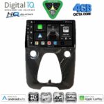DIGITAL IQ BXK 19708_CPAA A/C (10inc) MULTIMEDIA TABLET for CITROEN C1-PEUGEOT 108-TOYOTA AYGO mod. 2014-2022