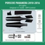 DIQ AMBIENT PORSCHE BSJ01X (Digital iQ Ambient Light for Porsche Panamera mod. 2010-2016 with 20 Lights, Starry Sky Style)