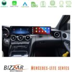 Bizzar Lite Series Dual Screen Mercedes C/GLC Class (W205/X253) NTG5 Android14 8Core (4+64GB) Navigation Multimedia 24,6"