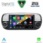 DIGITAL IQ BLD 265BL_CPA (7" DECK) MULTIMEDIA SYSTEM for FIAT 500 mod. 2007-2015 (BLACK) - Image 2