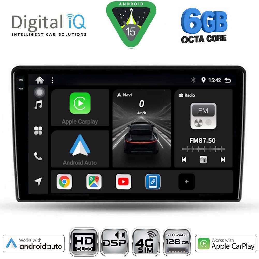 BXF17026-155 DIGITAL IQ BXF 17026A_CPAA (9inc) MULTIMEDIA TABLET for ALFA ROMEO GIULIETTA mod 2014-2020 - Image 1