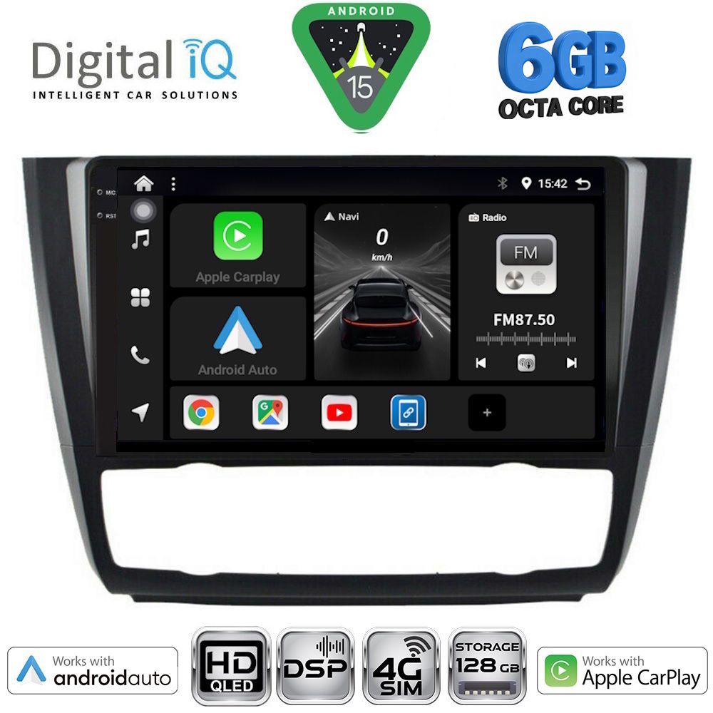 BXF17040CL-15 DIGITAL IQ BXF 17040_CPAA CLIMA (9inc) MULTIMEDIA TABLET for BMW S.1 (E81-82-87-88) mod. 2004-2013 - Image 1