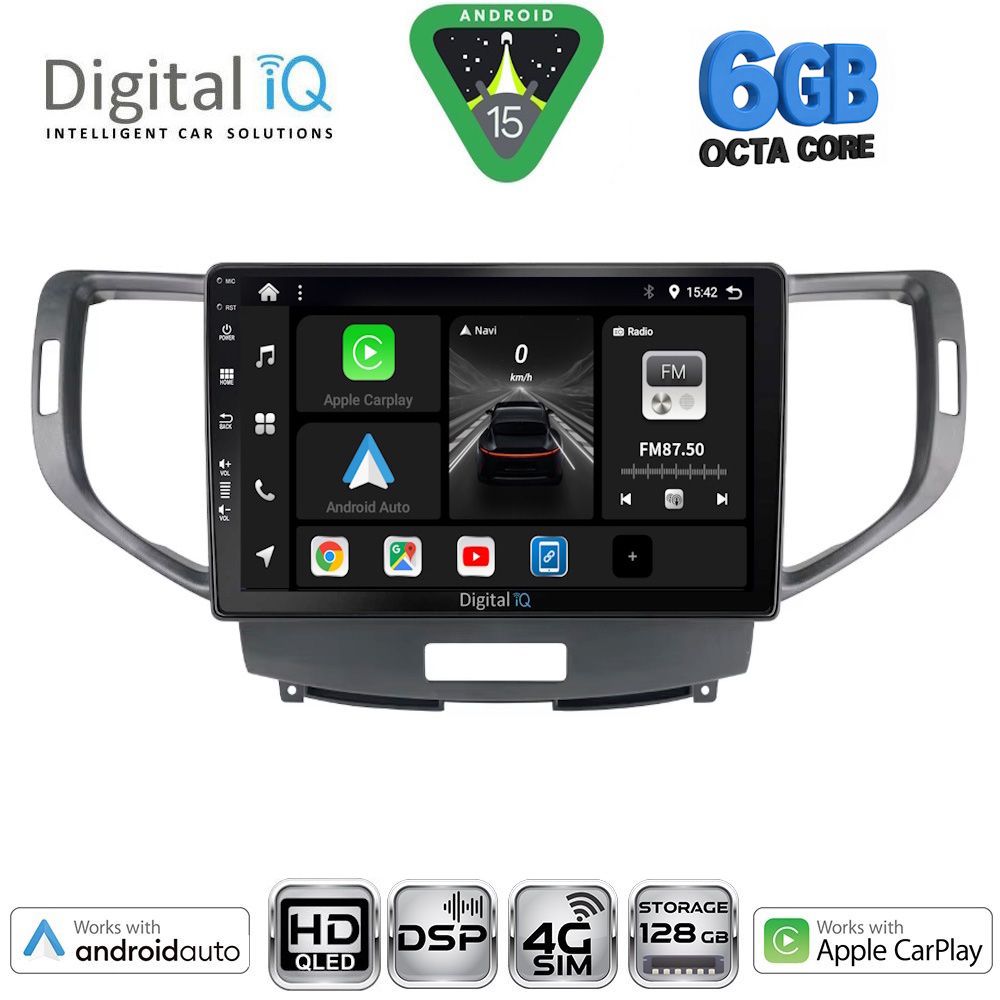 BXF17183-15 DIGITAL IQ BXF 17183_CPAA (9inc) MULTIMEDIA TABLET for HONDA ACCORD mod. 2008-2013 - Image 1