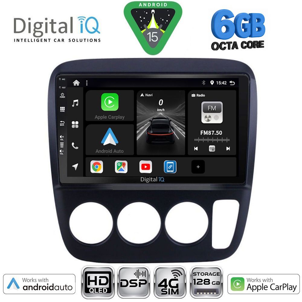 BXF17196AC-15 DIGITAL IQ BXF 17196_CPAA A/C (9inc) MULTIMEDIA TABLET for HONDA CRV mod. 1996-2006 - Image 1