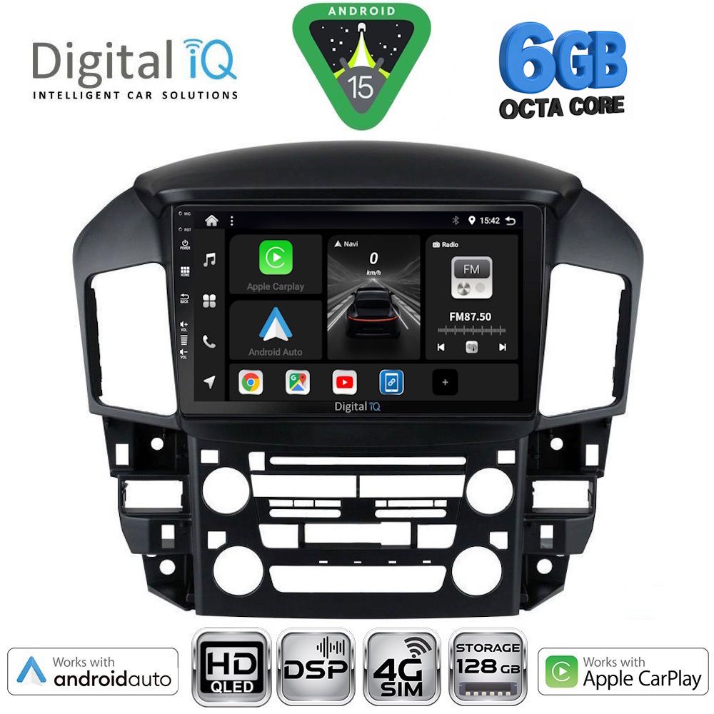 BXF17344-15 DIGITAL IQ BXF 17344_CPAA (9inc) MULTIMEDIA TABLET for LEXUS RX 300 mod. 1998-2003 - Image 1