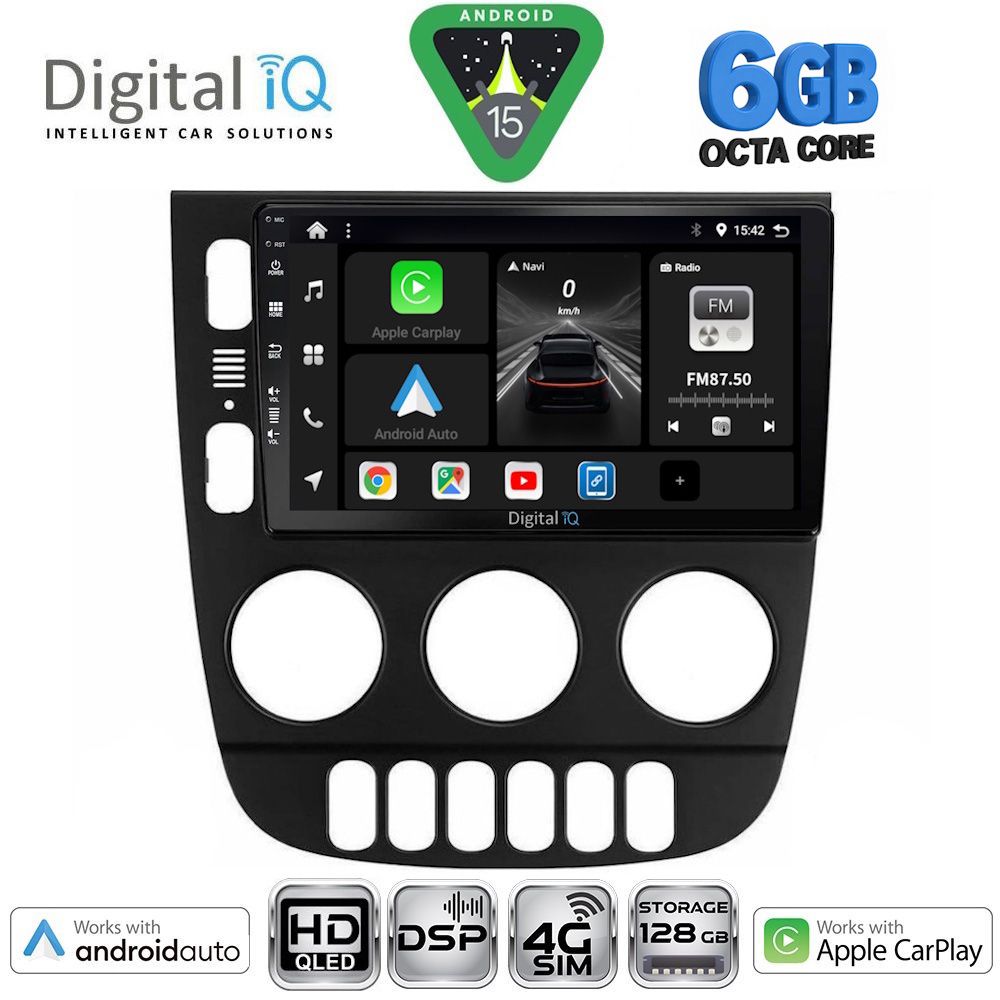 BXF17413-15 DIGITAL IQ BXF 17413_CPAA (9inc) MULTIMEDIA TABLET for MERCEDES ML (W163) mod. 2002-2005 - Image 1