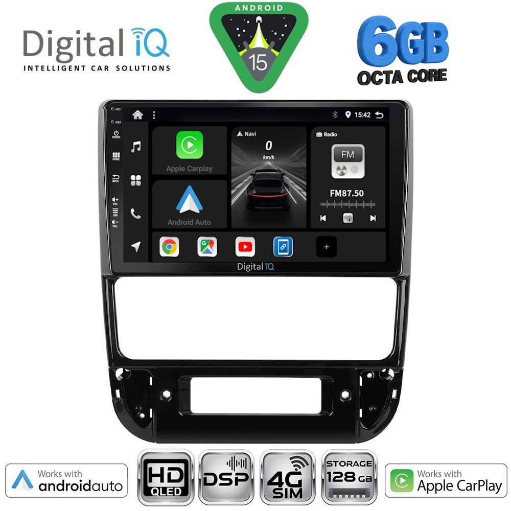 BXF17516-15 DIGITAL IQ BXF 17516_CPAA (9inc) MULTIMEDIA TABLET for PEUGEOT 406 mod. 1998-2004 - Image 1