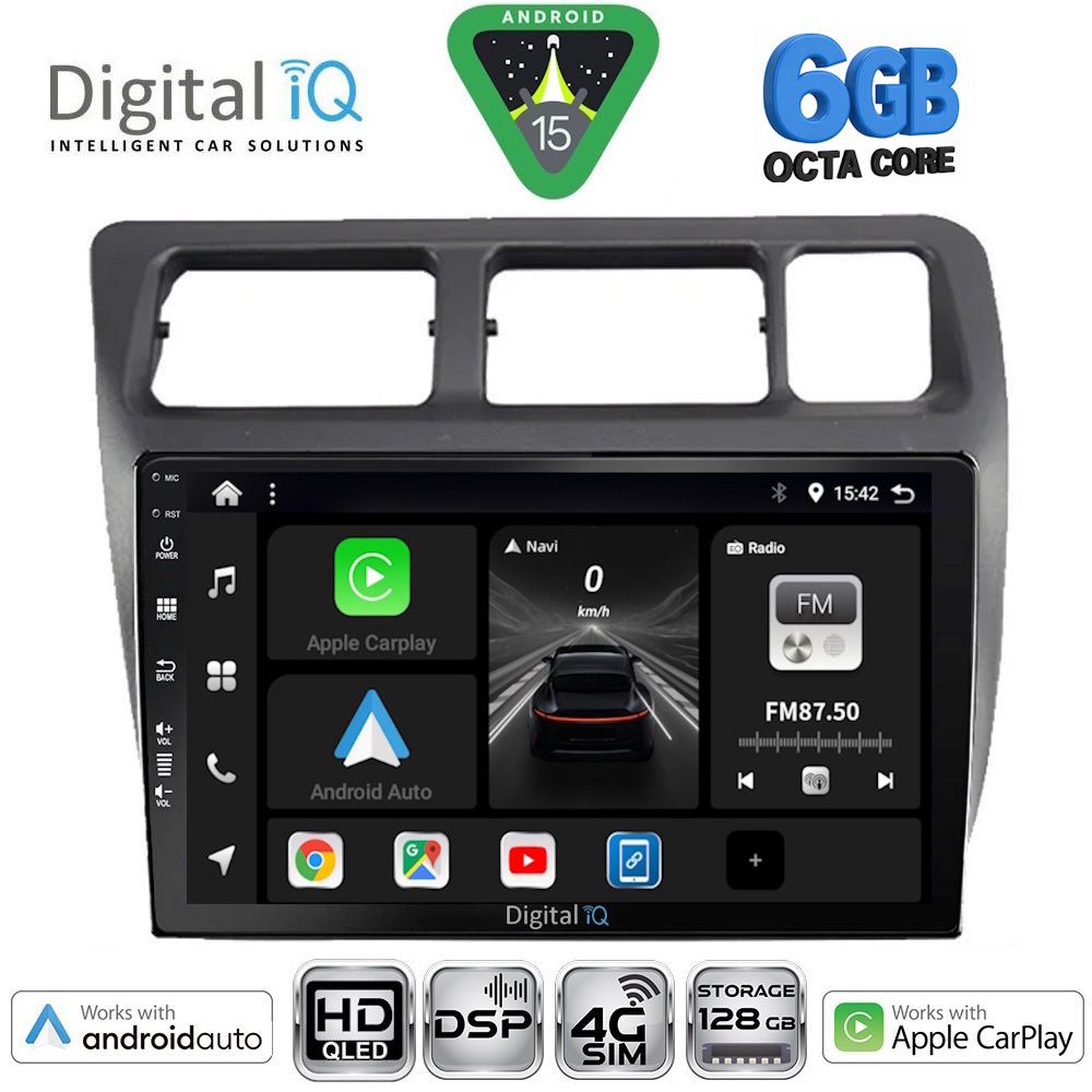 BXF17710-15 DIGITAL IQ BXF 17710_CPAA (9inc) MULTIMEDIA TABLET for TOYOTA COROLLA mod. 1992-1997 - Image 1