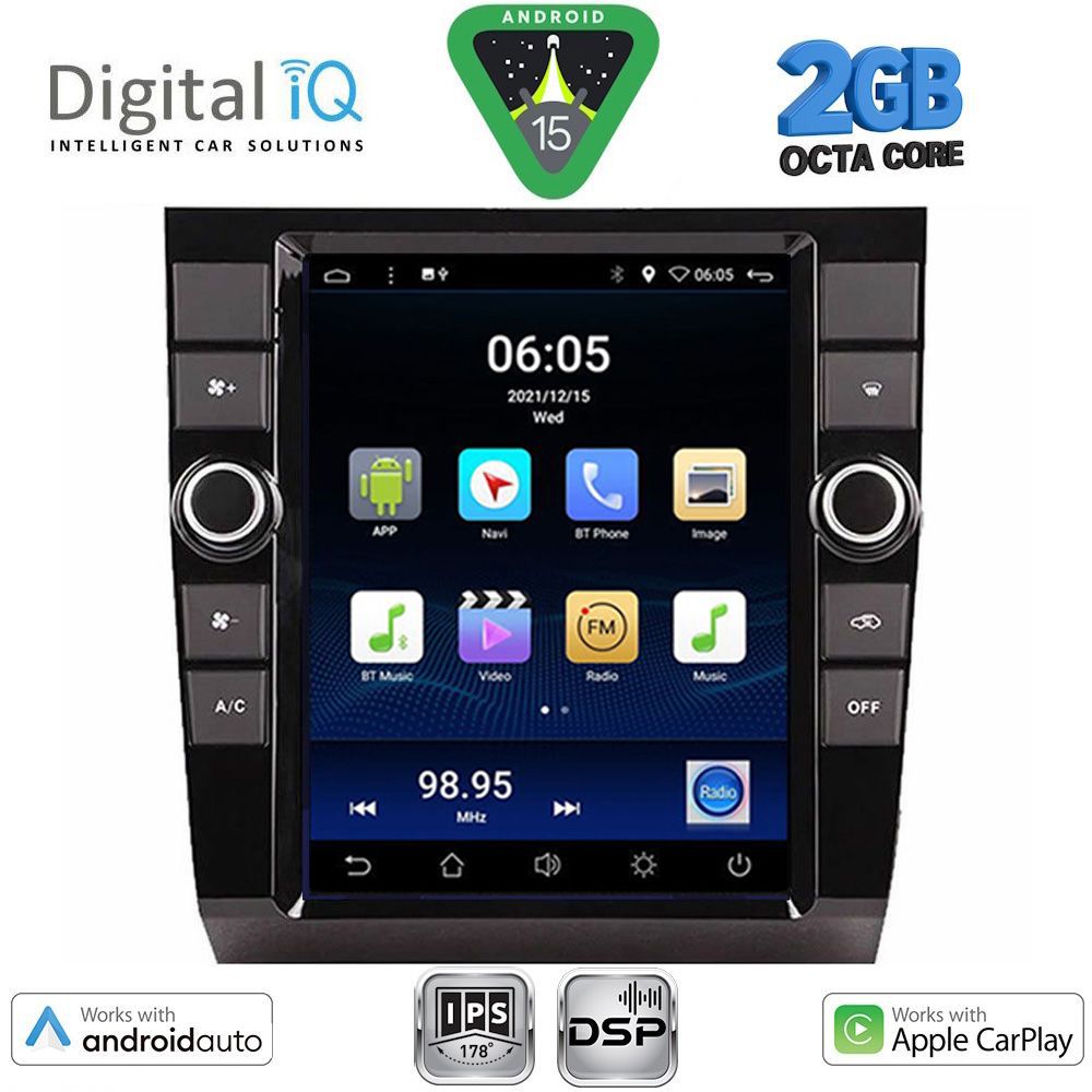 BXF5904_15 DIGITAL IQ BXF 5904_CPAA TESLA STYLE for AUDI A4 mod. 2002-2008 - Image 1