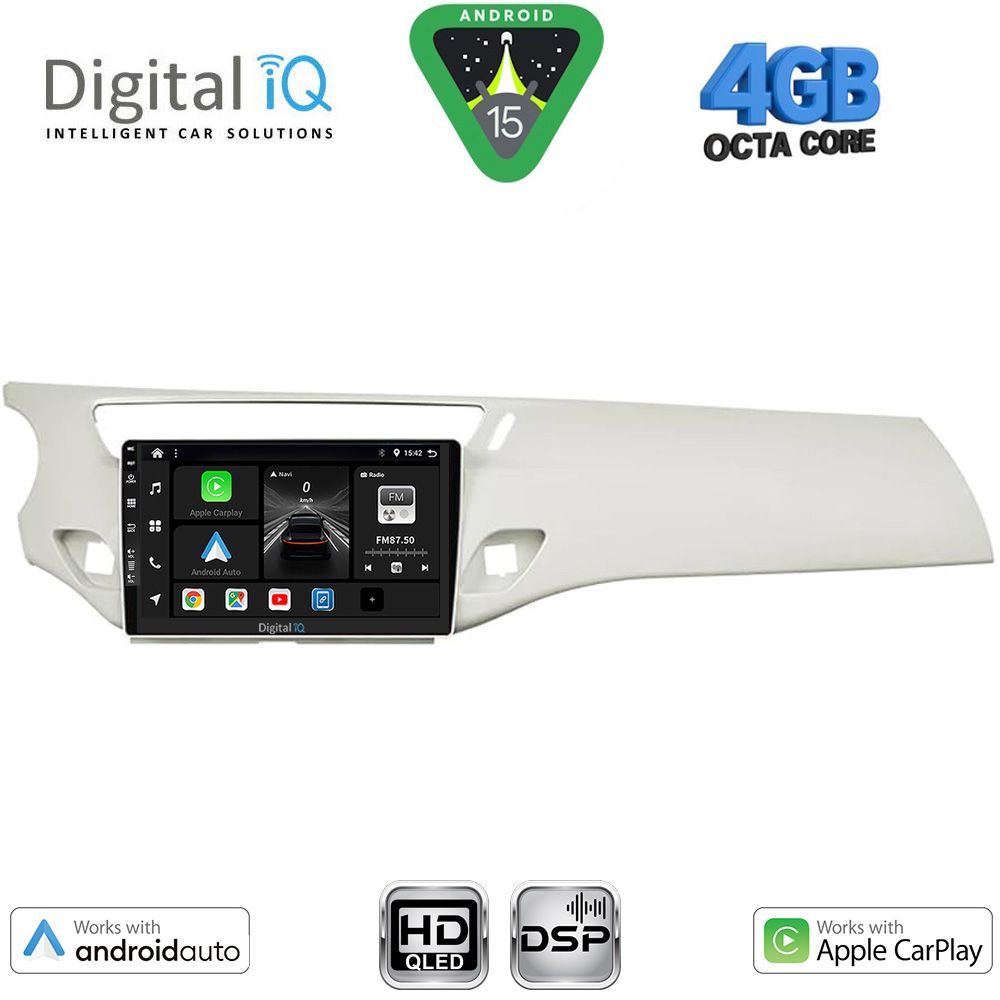 BXF6092WH_15 DIGITAL IQ BXF 17092WH_CPAA (9inc) MULTIMEDIA TABLET for CITROEN C3 - DS3 mod. 2009-2016 (WHITE) - Image 1