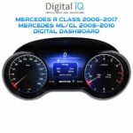 DIGITAL IQ DDD 996_DC (12.3in) DIGITAL CLUSTER for MERCEDES R CLASS mod. 2006-2017 - ML - GL mod. 2005-2010