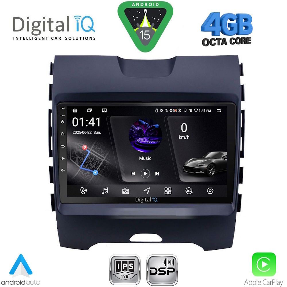 RSG6152_15 DIGITAL IQ RSG 6152_CPA (9inc) MULTIMEDIA TABLET for FORD EDGE mod. 2015-2023 - Image 1