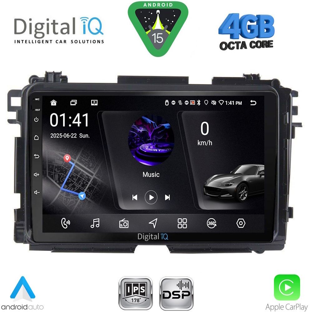 RSG6201_15 DIGITAL IQ RSG 6201_CPA (9inc) MULTIMEDIA TABLET for HONDA HRV mod. 2015-2021 - Image 1