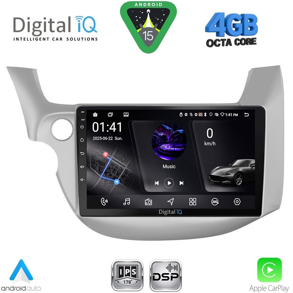 RSG6211_15 DIGITAL IQ RSG 6211_CPA (10inc) MULTIMEDIA TABLET for HONDA JAZZ mod. 2008-2012 - Image 1