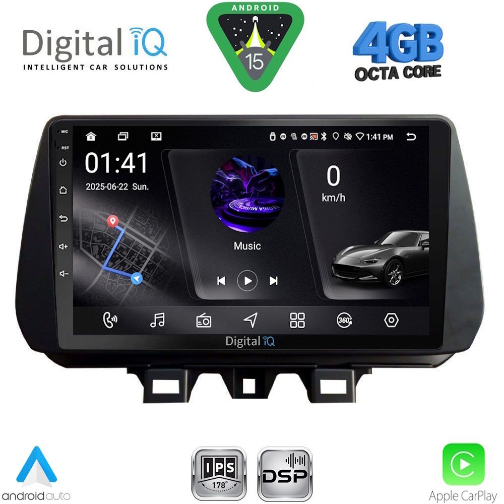 RSG6244_15 DIGITAL IQ RSG 6244_CPA (9inc) MULTIMEDIA TABLET for HYUNDAI TUCSON mod. 2019-2023 - Image 1