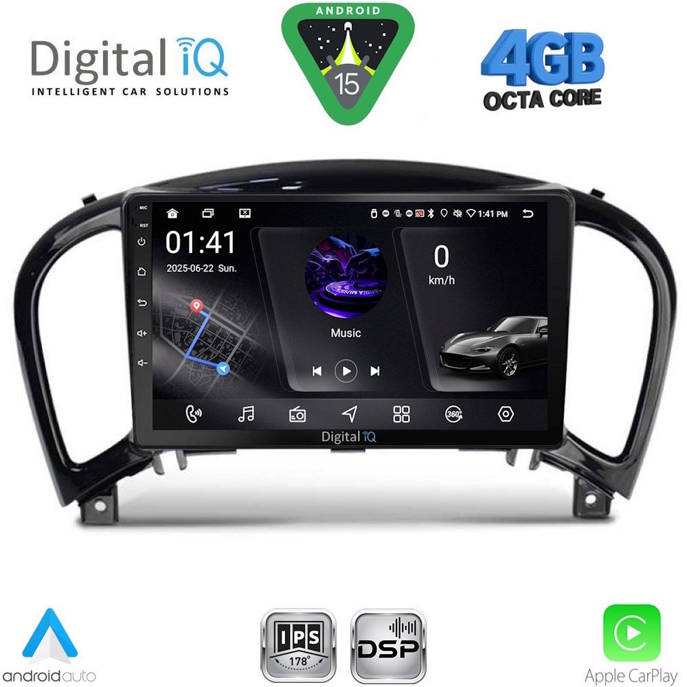 RSG6452_15 DIGITAL IQ RSG 6452_CPA (9inc) MULTIMEDIA TABLET for NISSAN JUKE mod. 2009-2020 - Image 1
