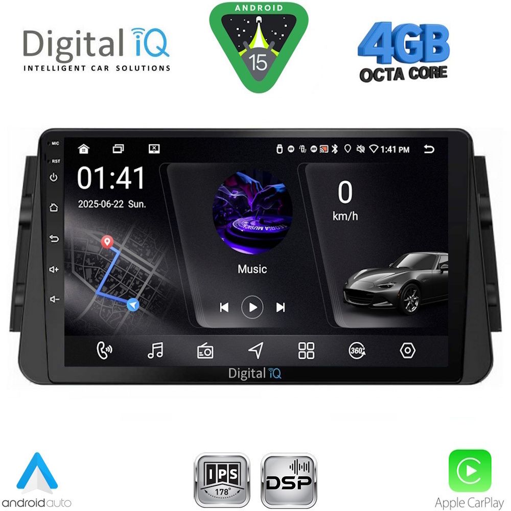 RSG6460_15 DIGITAL IQ RSG 6460_CPA (9inc) MULTIMEDIA TABLET for NISSAN MICRA mod. 2017-2025 - Image 1