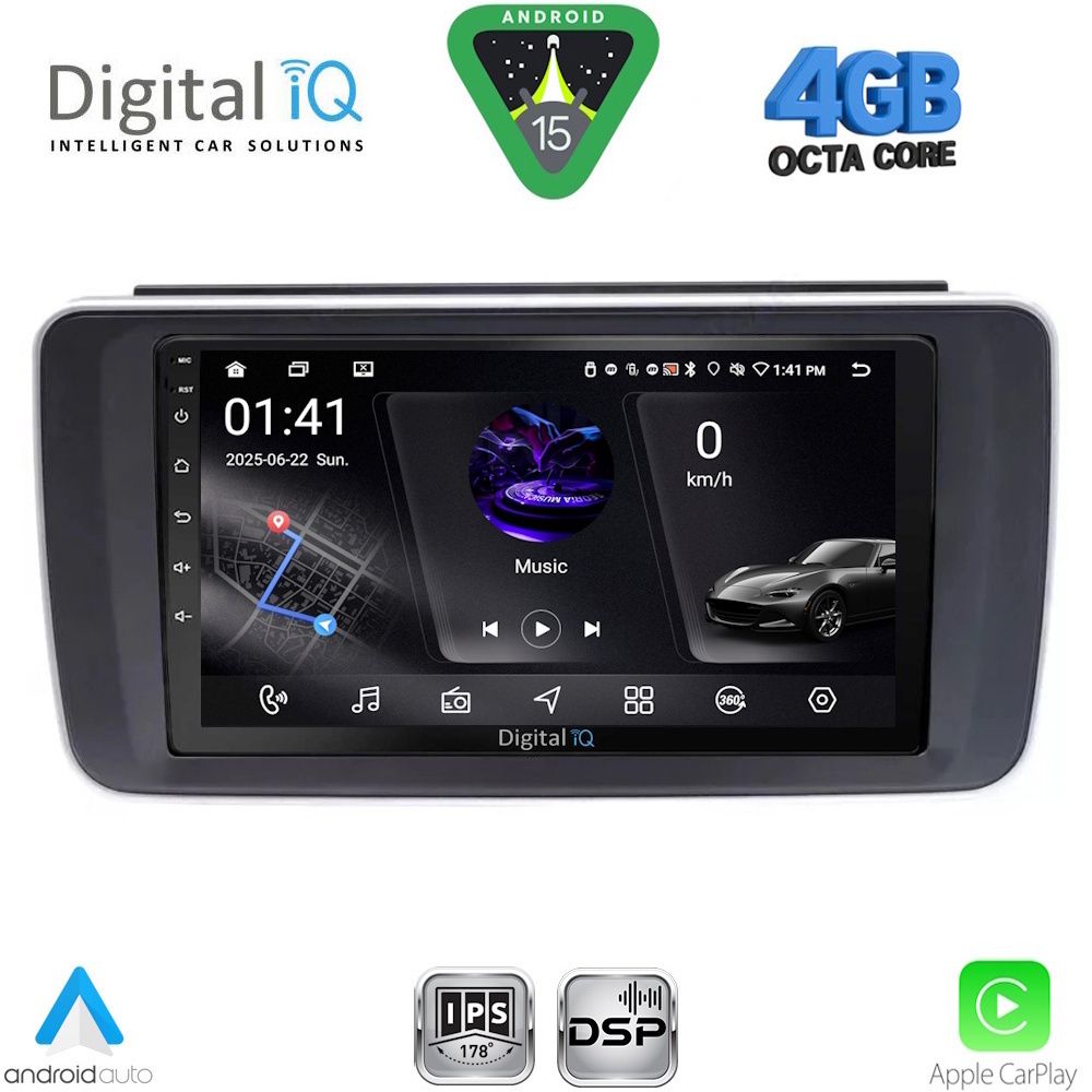 RSG6473_15 DIGITAL IQ RSG 6473_CPA (9inc) MULTIMEDIA TABLET for NISSAN LEAF mod. 2018-2026 - Image 1