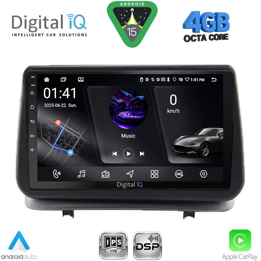 RSG6543_15 DIGITAL IQ RSG 6543_CPA (9inc) MULTIMEDIA TABLET for RENAULT CLIO mod. 2005-2011 - Image 1