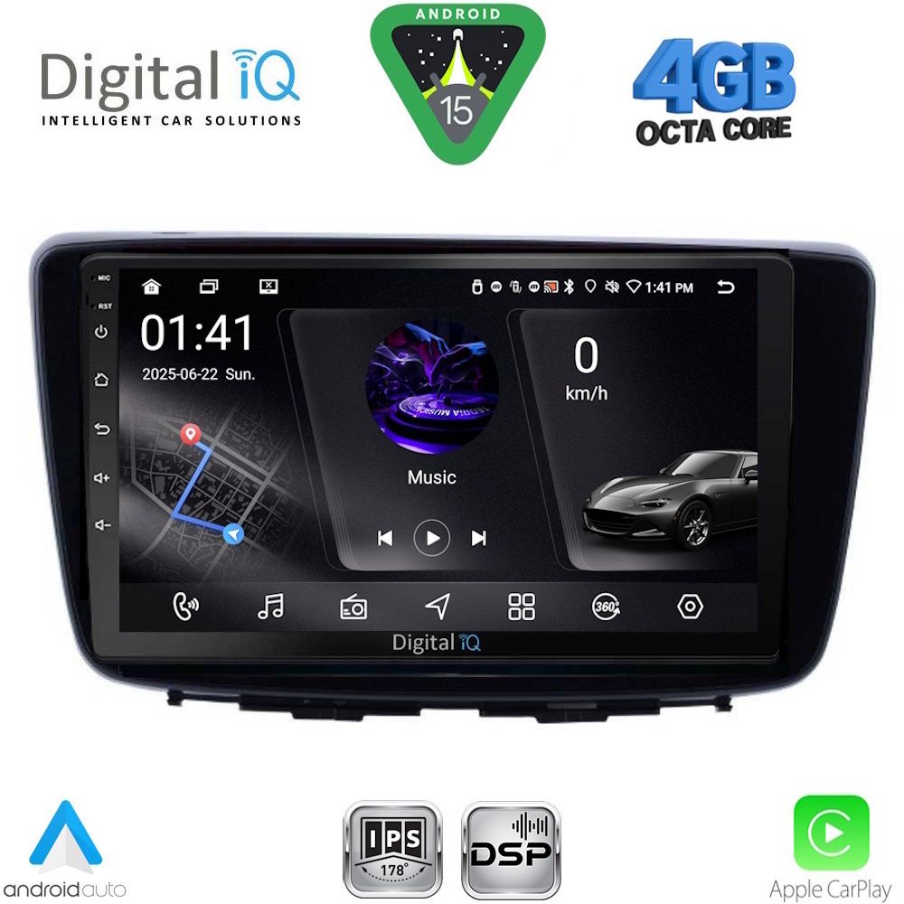 RSG6672_15 DIGITAL IQ RSG 6672_CPA (9inc) MULTIMEDIA TABLET for SUZUKI BALENO mod. 2016-2022 - Image 1