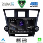 DIGITAL IQ RSG 6719_CPA (10inc) MULTIMEDIA TABLET for TOYOTA HIGHLANDER mod. 2008-2015