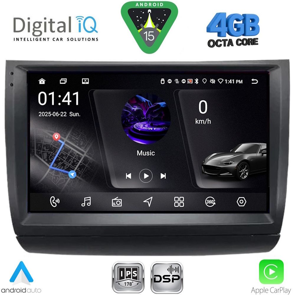 RSG6728_15 DIGITAL IQ RSG 6728_CPA (9inc) MULTIMEDIA TABLET for TOYOTA PRIUS mod. 2003-2009 - Image 1