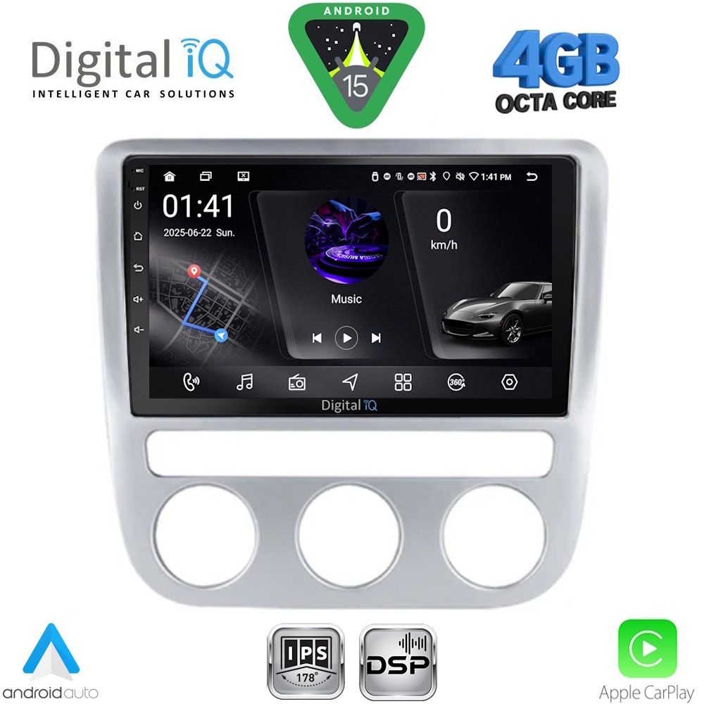 RSG6752_15 DIGITAL IQ RSG 6752_CPA CLIMA (9inc) MULTIMEDIA TABLET for VW EOS mod. 2006-2016 - SCIROCCO mod. 2008-2010 - Image 1