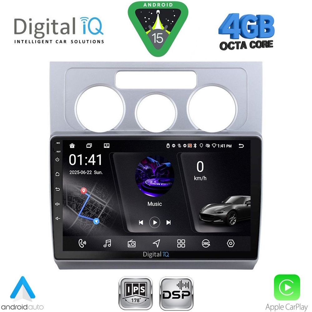 RSG6767AC_15 DIGITAL IQ RSG 6767_CPA A/C (10inc) MULTIMEDIA TABLET for VW TOURAN mod. 2003-2010 - Image 1