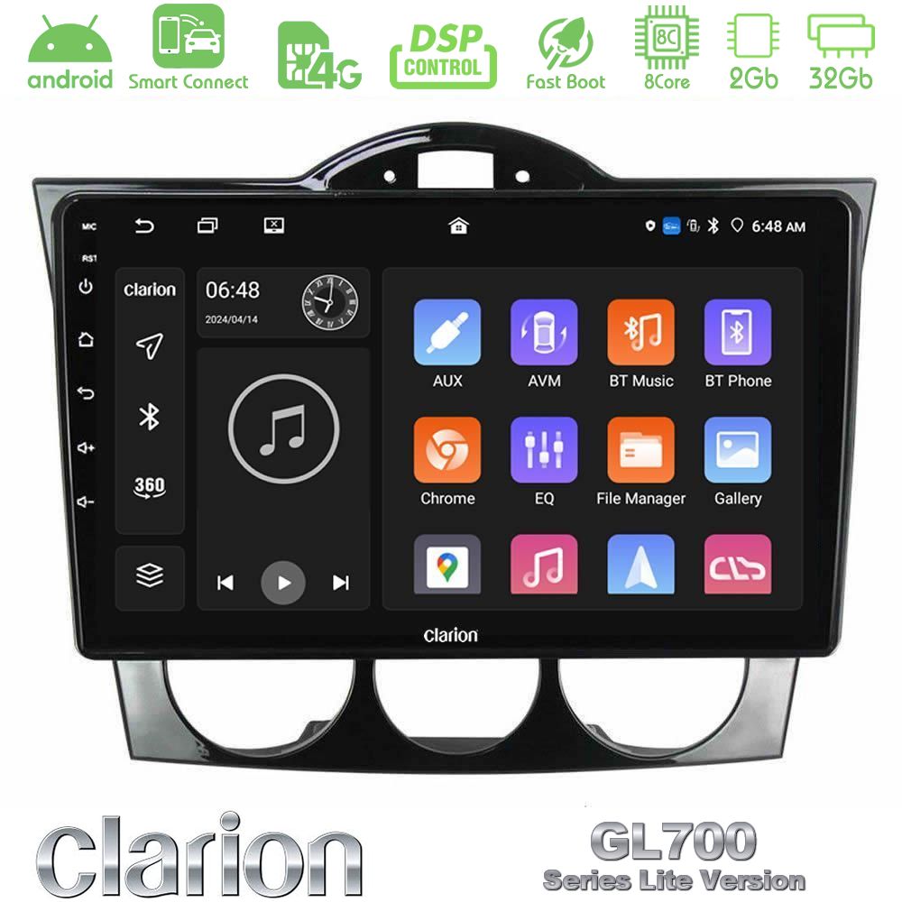 clarion_g72l_mz1351 Clarion GL700 Lite Series 8Core Android ClarionOS 2+32GB Mazda RX8 2003-2008 Navigation Multimedia Tablet 9" Με Carplay & Android Auto - Image 1