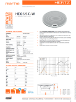 Ηχεία Marine – Hertz HEX 6.5 C-W - Image 3