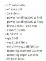 Subwoofer Αυτοκινήτου - DD AUDIO - REDLINE 815d D2 - Image 6