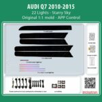 DIQ AMBIENT AUDI Q7 FL TRIM (4L) (Digital iQ Ambient Light for Audi Q7 mod. 2005-2010 with 22 Lights, Starry Sky)