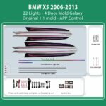 DIQ AMBIENT BMW X5 BM16Y (Digital iQ Ambient Light for BMW X5 (E70) mod. 2006-2013 with 22 Lights, Galaxy)