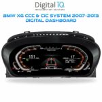 DIGITAL IQ DDD 977_DC (12.3in) DIGITAL INSTRUMENT CLUSTER for BMW X6 (E71) mod. 2007-2013 with CCC-CIC